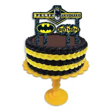 Festcolor topper bolo festa batman geek 04 unidades Foto mini 1