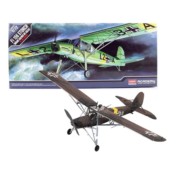 Fi 156 Storch 1/72 Morane Saulnier Academy Modelo 12459 Foto 1