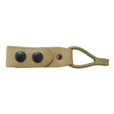 Fiel Retrátil Tático Espiral G Pistola Segurança Para Armas Cor Cáqui Tan Foto mini 2