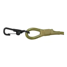 Fiel Retrátil Tático Espiral G Pistola Segurança Para Armas Cor Cáqui Tan Foto mini 4