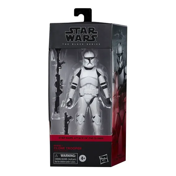 Figura Clone Trooper Fase 1 da série Star Wars Black Foto 1