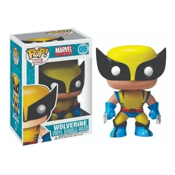 Figura de acci贸n Wolverine Bobble-Head 5 de Funko Pop! Marvel Foto 1