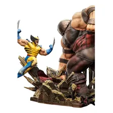 Figura De Acci贸n Wolverine Vs Juggernaut De Iron Studios Foto mini 1