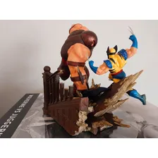 Figura De Acci贸n Wolverine Vs Juggernaut De Iron Studios Foto mini 2