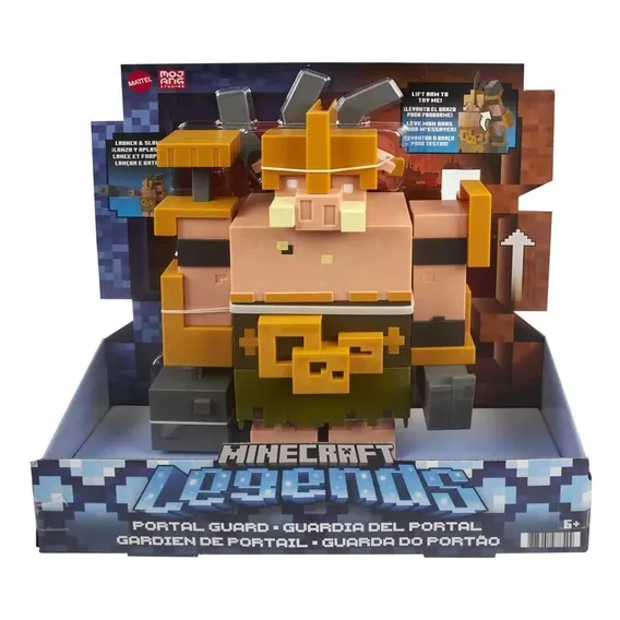 Figura de guarda do portal Minecraft Legends Foto 1