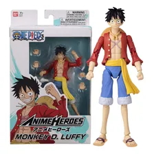 Figura Monkey Luffy One Piece Original Bandai Anime Heroes Foto mini  2