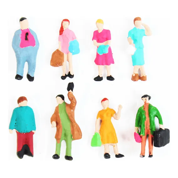 Figuras De Pessoas Para Maquetes 1/200 2310 Minitec 08 Peças Foto 1