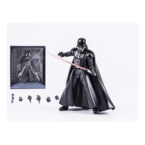 Figure Boneco Darth Vader Star Wars Action Figure Articulado Foto 1
