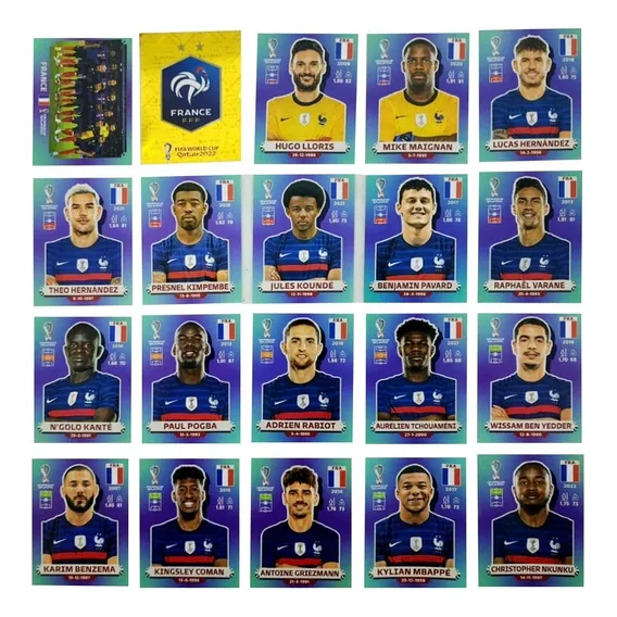 Figurinha Da Copa 2022 Seleção Da França A Pronta Foto 1