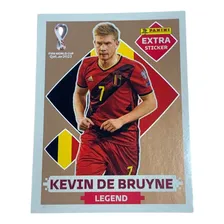 Figurinha Rara Legend Extra Bronze Álbum Copa Do Mundo 2022 Personagem Kevin de Bruyne Foto mini 1