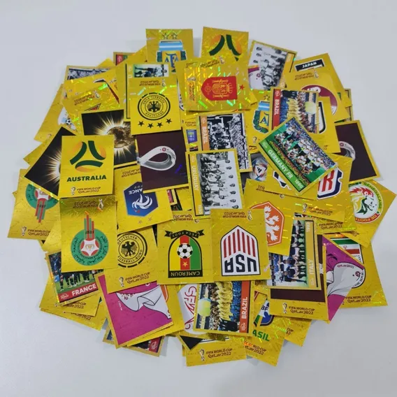 Figurinhas Avulsas Copa 2022 Brilhantes No Varejo E Atacado Panini Personagem Figurinhas Panini Copa Do Mundo Qatar 2022 Foto 1