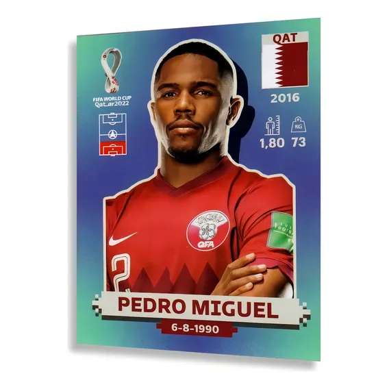 Figurinhas Avulsas Copa Do Mundo 2022 Complete Seu Álbum Qatar / Qat 10 Personagem Figurinhas Copa Do Mundo Qatar 2022 Foto 1