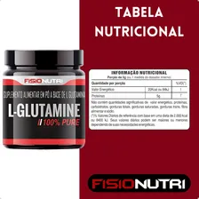 Fiisonutri Glutamina 150gr Cada Total 1,5 Kg Sabor Sem Sabor Foto mini 3