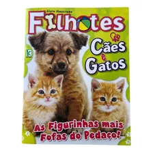Filhotes Cães E Gatos, Álbum Completo Com Figurinhas P/colar Foto  mini 1