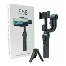 Filmagem celular S5b Gimbal Steady Cam de 3 eixos com tripé preto Foto  mini 1