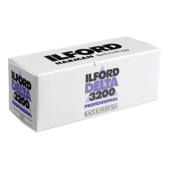Filme Fotográfico Ilford Delta 3200 Preto E Branco - 120mm Foto 1