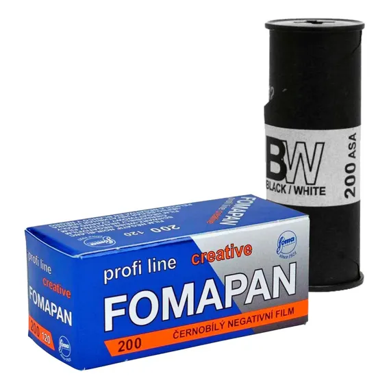 Filme Médio Formato 120 Preto E Branco Iso 200 Fomapan Foto 1