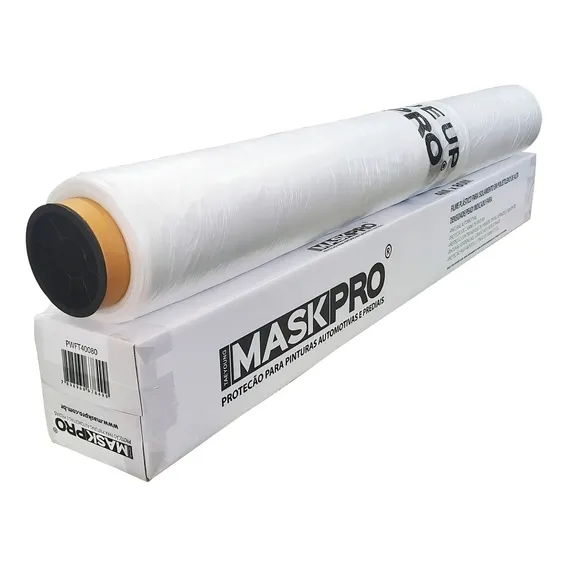 Filme Plástico Para Mascaramento. 4m X 125m Foto 1