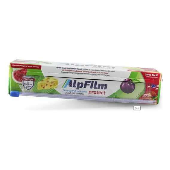 Filme Pvc Alpfilm 38x300m Profissional C/ Cortador Foto 1