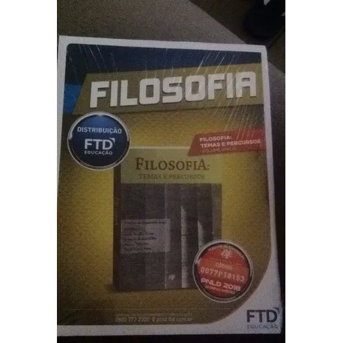 Filosofia Temas E Percursos Volume Único, De Vinicius De Figueiredo / . Editora Ftd Em Português Foto 1