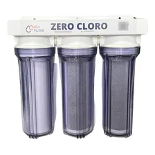 Filtro Agua Elimina100% Cloro Cervejeiros Zero Cloro Cor Tira Cloro Foto mini 3