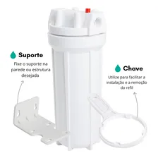 Filtro Água Poço Caipira Nascente Cisterna 1800 L/h 2 Refis Foto mini 4