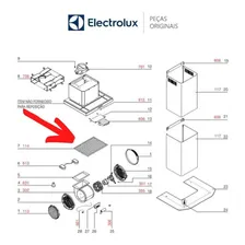 Filtro Aluminio Coifa Electrolux 60cv 90cv 90cit 60cvs 90cvs Foto mini 4