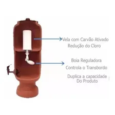 Filtro Barro 12 Litros Com 1 Vela 1 Boia Foto mini 4