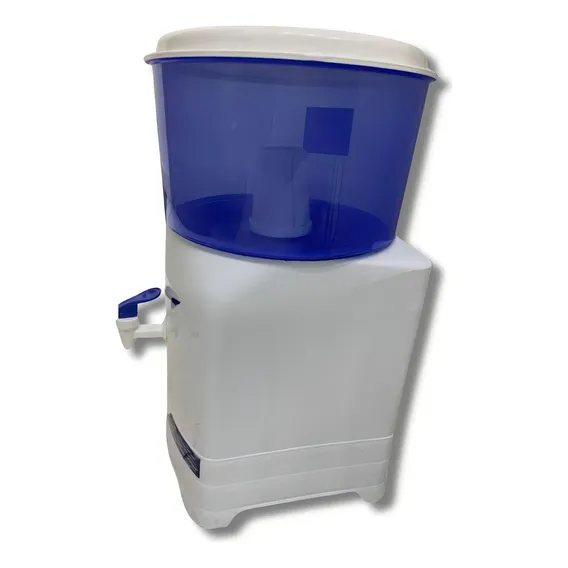 Filtro Bebedouro Agua C/ Cuba De Barro 6l B贸ia E Vela Branco Foto 1