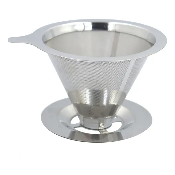 Filtro Coador De Café N103 Em Inox Reutilizavel Lavavel Foto 1