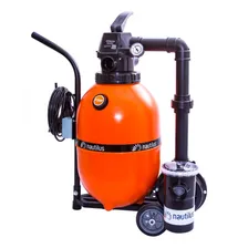 Filtro Com Carrinho F350pc Nautilus Para Qualquer Piscinas Foto mini 1