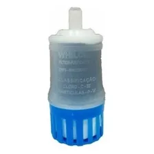 Filtro Copo Abs Universal Com Refil Para Torneira Branco Acabamento Cromado Foto mini  2