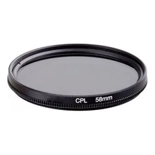 Filtro Cpl Circular Polarizador P/ Lente Canon 18-55mm 58mm Foto mini 3