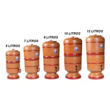 Filtro De Barro 12 Litros Com 2 Velas Carvão Ativado 2 Boias Foto mini 4