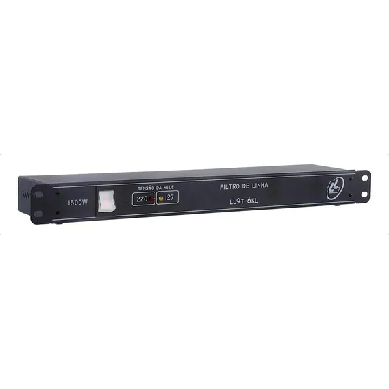 Filtro De Linha Ll Audio 8 Tomadas Ll9t6kl Led Foto 1