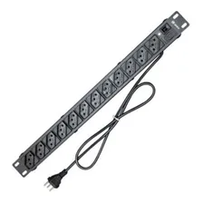 Filtro De Linha Profissional Extensão Régua Rack 12 Tomadas Foto mini  3