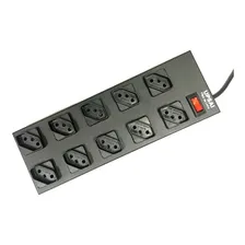 Filtro De Linha Régua 10 Tomadas Espaçadas P/ Computador Monitor Impressora Scanner Notebook Tv Video Game Modem Som Foto mini  2
