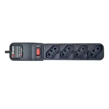 Filtro De Linha Ts Shara + Protetor 4t Bivolt Cabo 1,5m 552 Foto mini  3