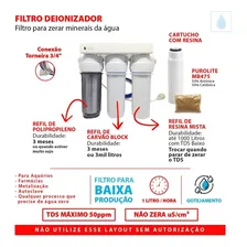 Filtro Deionizador 3 Estagios Cerveja E Aquarios Foto mini  3