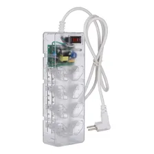 Filtro Dps Clamper Multi Proteção 8 Tomadas Contra Raios Cor Transparente 127V/220V Foto  mini 1