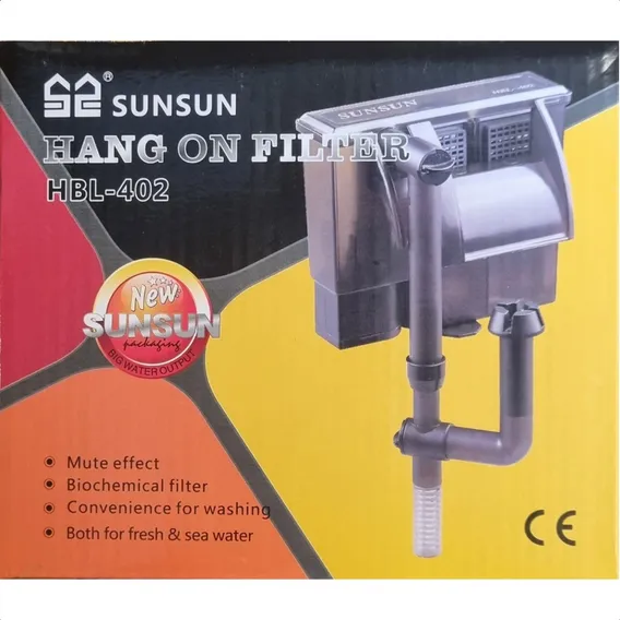 Filtro Externo Hang On Hbl-402 Sunsun 300l/h 110v AquƔrio Foto 1