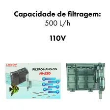 Filtro Externo Hang On Leecom Hi-530 - 500 L/h 110v 3w Foto mini 4