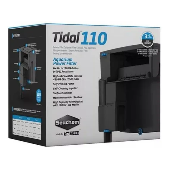 Filtro Externo Hang On Seachem Tidal 110 Aquários Até 400l 127V Foto 1