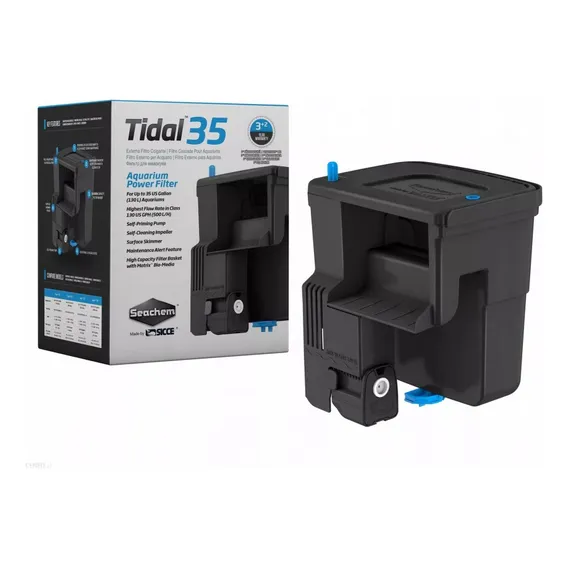 Filtro Externo Hang On Seachem Tidal 35 110v AquƔrio Cascata Foto 1