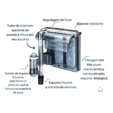 Filtro Hang On Waterbear - Para Aquario 80 Litros 220v Foto mini 4