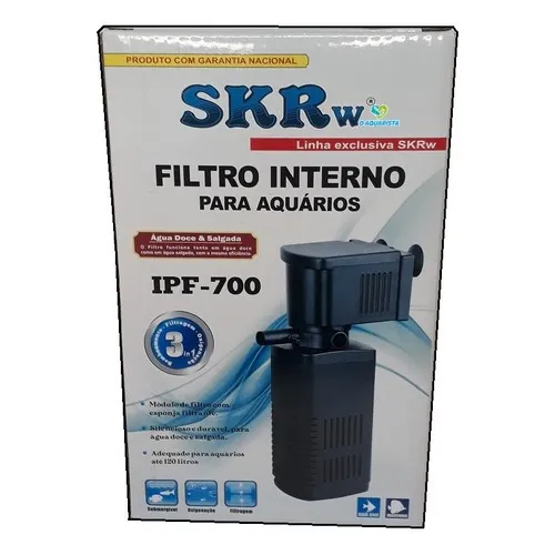Filtro Interno Com Bomba Submersa Skrw Ipf-700 700 Lh 127v Foto 1