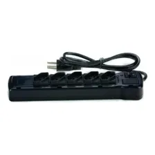 Filtro Linha 5 Tomadas Bivolt Preto Fiolux Foto mini 3