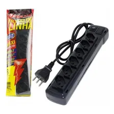 Filtro Linha 6 Tomadas Bivolt Preto Fiolux Foto mini 2