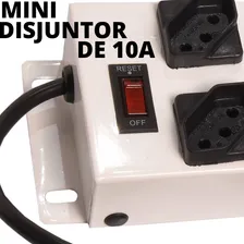 Filtro Linha Profissional Metálico 12 Tomada Bivolt 10a Ipec A2266 Cor Branca Foto mini  2