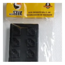 Filtro Linha Régua 12 Tomadas 10a Bivolt Certificado Preto 127V/220V Foto mini 4